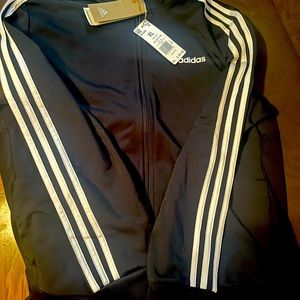 Adidas women zip down jacket